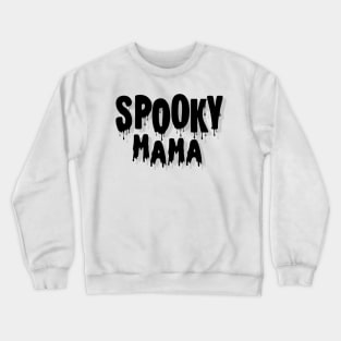 Enigmatic Allure: Spooky Mama Halloween Crewneck Sweatshirt